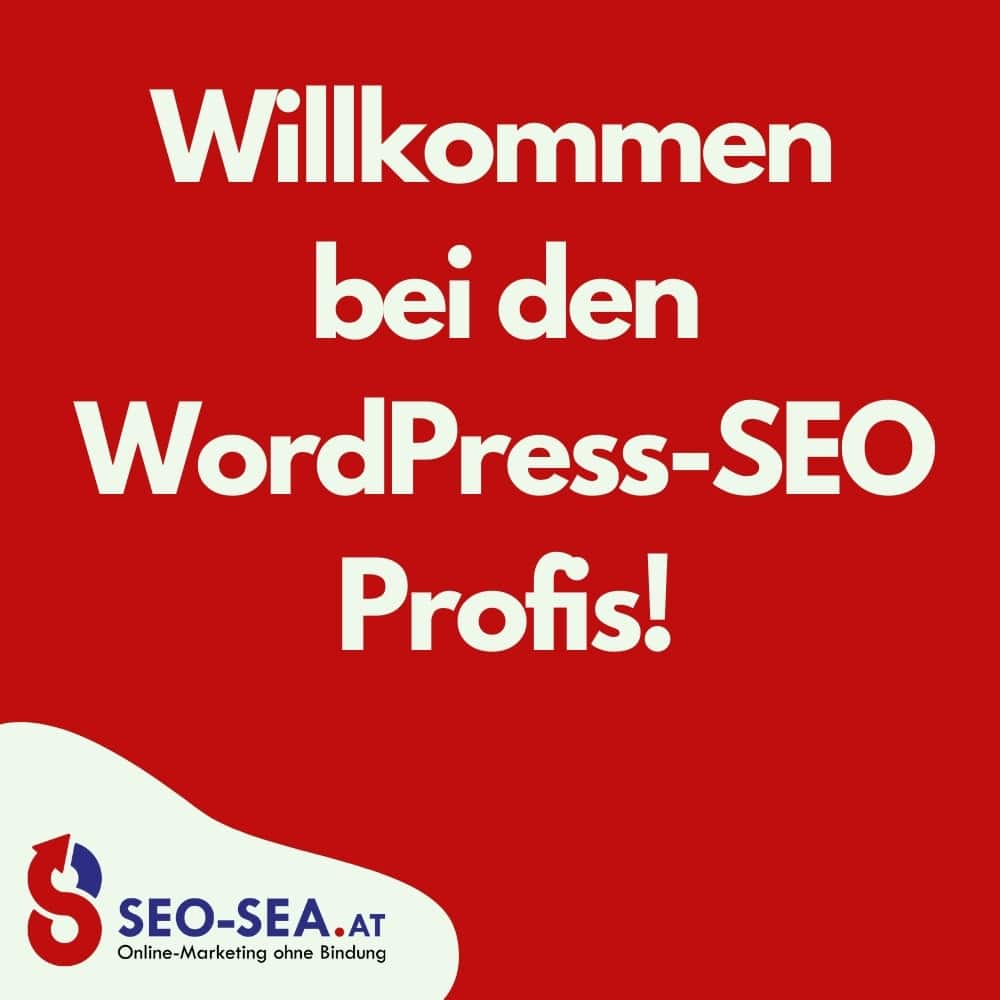 Willkommen bei den WordPress-SEO Profis!